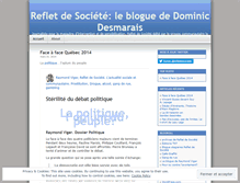Tablet Screenshot of dominicdesmarais.wordpress.com