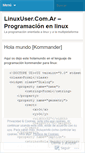 Mobile Screenshot of linuxusererik.wordpress.com