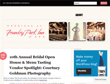 Tablet Screenshot of foundryparkinnweddings.wordpress.com