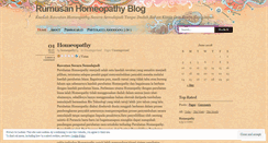 Desktop Screenshot of homeopathy75.wordpress.com