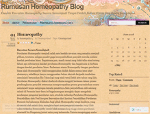 Tablet Screenshot of homeopathy75.wordpress.com