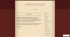 Desktop Screenshot of amemorytree.wordpress.com