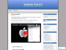 Tablet Screenshot of antoniocurci.wordpress.com