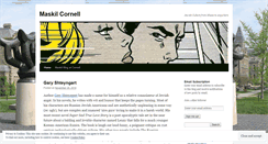 Desktop Screenshot of maskilcornell.wordpress.com