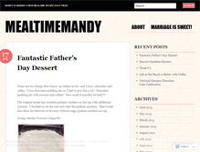 Tablet Screenshot of mealtimemandy.wordpress.com