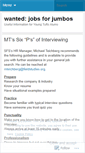 Mobile Screenshot of joblessjumbos.wordpress.com