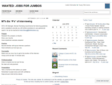 Tablet Screenshot of joblessjumbos.wordpress.com