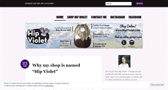 Desktop Screenshot of hipviolet.wordpress.com