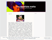 Tablet Screenshot of cappellaiamatta.wordpress.com