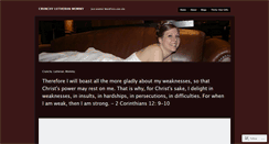 Desktop Screenshot of crunchylutheranmommy.wordpress.com