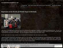 Tablet Screenshot of paulwanamaker.wordpress.com
