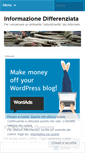 Mobile Screenshot of informazionedifferenziata.wordpress.com