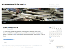 Tablet Screenshot of informazionedifferenziata.wordpress.com