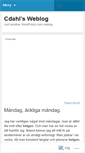 Mobile Screenshot of cdahl.wordpress.com