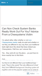 Mobile Screenshot of getnonchexsystemsbanks.wordpress.com