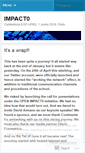Mobile Screenshot of impactoegp.wordpress.com