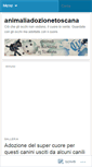 Mobile Screenshot of animaliadozionetoscana.wordpress.com