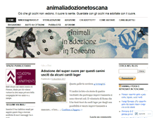 Tablet Screenshot of animaliadozionetoscana.wordpress.com