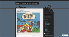 Desktop Screenshot of antiarchie.wordpress.com