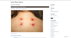 Desktop Screenshot of burnthesebones.wordpress.com
