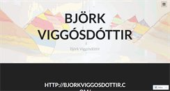 Desktop Screenshot of bjorkviggosdottir.wordpress.com