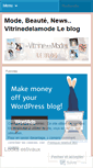 Mobile Screenshot of lavitrinedelamode.wordpress.com
