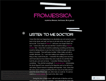 Tablet Screenshot of fromjessica.wordpress.com
