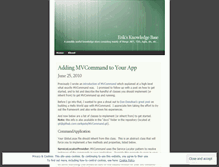 Tablet Screenshot of erikbase.wordpress.com