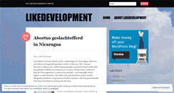 Desktop Screenshot of likedevelopment.wordpress.com