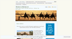 Desktop Screenshot of moroccoretreats.wordpress.com