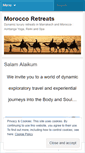 Mobile Screenshot of moroccoretreats.wordpress.com