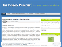 Tablet Screenshot of donkeyparadise.wordpress.com