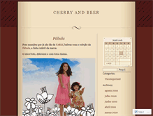 Tablet Screenshot of cherryandbeer.wordpress.com