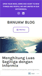 Mobile Screenshot of banuaw.wordpress.com