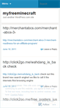 Mobile Screenshot of myfreeminecraft.wordpress.com