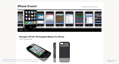 Desktop Screenshot of iphonecruncher.wordpress.com