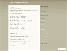 Tablet Screenshot of cometh.wordpress.com
