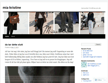 Tablet Screenshot of miaullee.wordpress.com