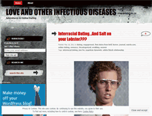 Tablet Screenshot of loveandotherinfectiousdiseases.wordpress.com