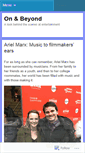 Mobile Screenshot of onandbeyond.wordpress.com