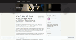 Desktop Screenshot of mntwolves.wordpress.com