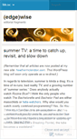 Mobile Screenshot of editorialfragments.wordpress.com