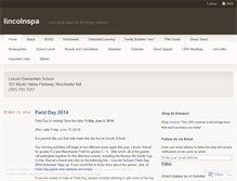 Tablet Screenshot of lincolnspa.wordpress.com