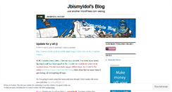 Desktop Screenshot of jbismyidol.wordpress.com