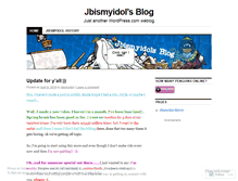 Tablet Screenshot of jbismyidol.wordpress.com