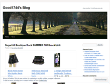 Tablet Screenshot of good1744.wordpress.com
