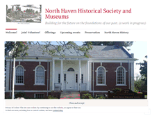 Tablet Screenshot of northhavenhistoricalsociety.wordpress.com