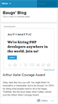 Mobile Screenshot of baugs112.wordpress.com