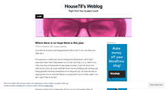 Desktop Screenshot of house78.wordpress.com