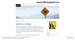 Desktop Screenshot of mamallamapalooza.wordpress.com